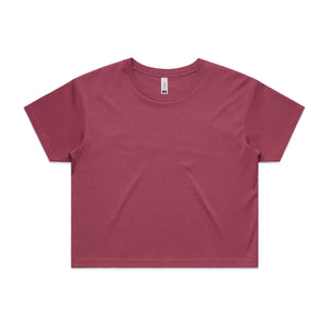 Women's AS Colour Crop Tee - HTV Print