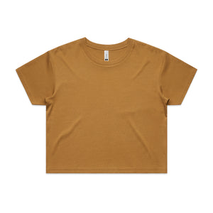 Women's AS Colour Crop Tee - HTV Print