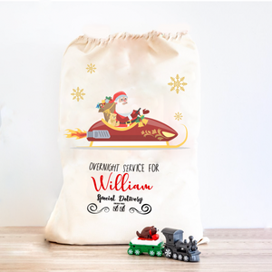 Personalised Printed Santa Sacks