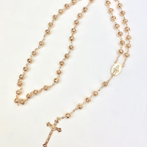 Rose Gold Metal Rosary