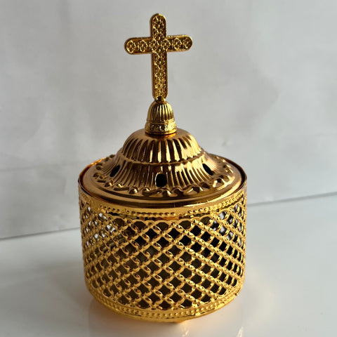 Gold Incense Burner Style 1